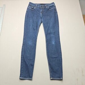 Silver Jeans Co Naomi Skinny Jeans Mid Rise Dark Wash Blue Women Size 29x31